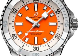 Breitling Superocean A17377211O1S1 (2026) - Oranje wijzerplaat 36mm Staal