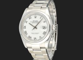 Rolex Datejust 36 126200 (2020) - Wit wijzerplaat 36mm Staal