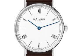 NOMOS Ludwig 33 249 (2024) - Wit wijzerplaat 33mm Staal