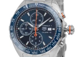 TAG Heuer Formula 1 CAZ201G.BA0876 (2024) - Blauw wijzerplaat 44mm Staal