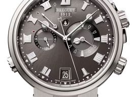 Breguet Marine 5547TI/G2/9ZU (2026) - Grijs wijzerplaat 40mm Titanium