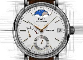 IWC Portofino Hand-Wound IW516401 (2025) - Silver dial 45 mm Steel case