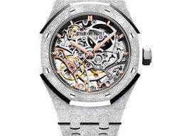 Audemars Piguet Royal Oak Double Balance Wheel Openworked 15466BC.GG.1259BC.01 (2025) - Transparent dial 37 mm White Gold case