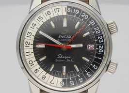 Enicar Sherpa 148-35-03 (1960) - Black dial 40 mm Steel case