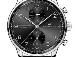 IWC Portuguese Chronograph IW371609 (2026) - Black dial 41 mm Steel case