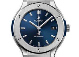 Hublot Classic Fusion Blue 565.NX.7170.RX (2023) - Blue dial 38 mm Titanium case