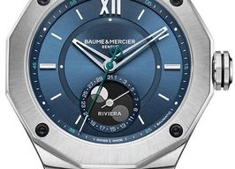 Baume & Mercier Riviera M0A10682 (2026) - Blauw wijzerplaat 43mm Staal