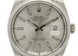 Rolex Datejust 36 126200 (2025) - Zilver wijzerplaat 36mm Staal