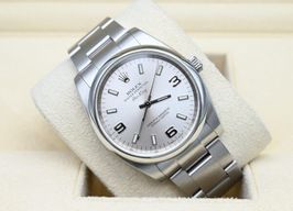 Rolex Air-King 114200 (2012) - Silver dial 34 mm Steel case