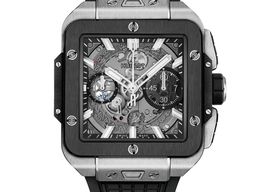 Hublot Square Bang 821.NM.0170.RX (2024) - Transparent dial 42 mm Titanium case