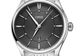 Oris Artelier Date 01 561 7724 4053-07 8 17 79 (2023) - Grey dial 33 mm Steel case