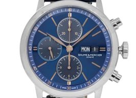 Baume & Mercier Classima M0A10784 (2025) - Blauw wijzerplaat 42mm Staal