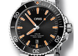 Oris Aquis Date 01 733 7730 4159-07 8 24 05PEB (2023) - Zwart wijzerplaat 44mm Staal