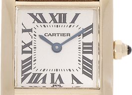 Cartier Tank Française 1820 (1997) - Wit wijzerplaat 20mm Geelgoud
