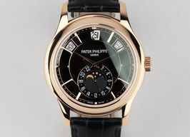 Patek Philippe Annual Calendar 5205R (2016) - Zwart wijzerplaat 41mm Roségoud