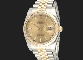 Rolex Datejust 36 116233 (2010) - 36 mm Gold/Steel case