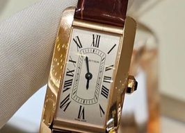 Cartier Tank Américaine WGTA0341 (2025) - Silver dial 15 mm Rose Gold case