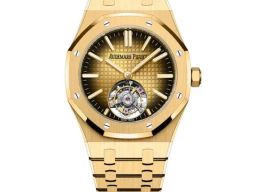 Audemars Piguet Royal Oak Tourbillon 26730BA.OO.1320BA.01 (2025) - Champagne dial 41 mm Yellow Gold case