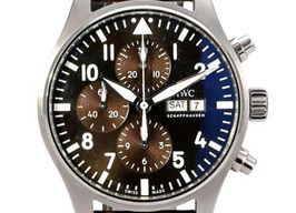 IWC Pilot Chronograph IW377713 (2023) - Brown dial 43 mm Steel case