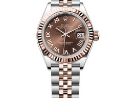 Rolex Lady-Datejust 279171 (2025) - Bruin wijzerplaat 28mm Staal