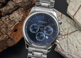 Longines Master Collection L2.859.4.92.6 (Unknown (random serial)) - Blue dial 44 mm Steel case