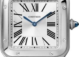 Cartier Santos Dumont WSSA0023 (2024) - Zilver wijzerplaat 27mm Staal