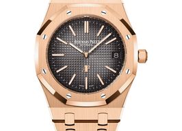 Audemars Piguet Royal Oak Jumbo 16202OR.OO.1240OR.01 (2025) - Grey dial 39 mm Rose Gold case