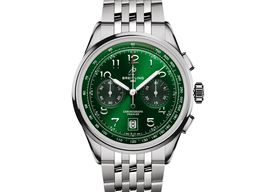 Breitling Premier AB0145371L1A1 (2025) - Groen wijzerplaat 42mm Staal