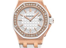 Audemars Piguet Royal Oak Offshore Lady 67540OK.ZZ.A010CA.01 (2025) - Zilver wijzerplaat 37mm Roségoud