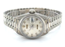 Rolex Lady-Datejust 6917 (1983) - Silver dial 26 mm White Gold case