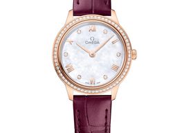 Omega De Ville 434.58.28.60.55.001 (2025) - White dial 28 mm Rose Gold case