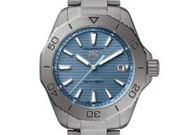 TAG Heuer Aquaracer WBP1182.BF0000 (2025) - Blue dial 40 mm Titanium case