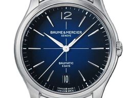 Baume & Mercier Clifton M0A10792 (2026) - Blauw wijzerplaat 39mm Staal