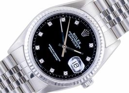 Rolex Datejust 36 16234 (1995) - Black dial 36 mm Steel case