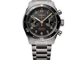 Longines Spirit L3.821.1.53.6 (2025) - Black dial 42 mm Titanium case