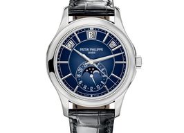 Patek Philippe Annual Calendar 5205G-013 (2025) - Blue dial 40 mm White Gold case