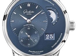 Glashütte Original PanoMaticLunar 1-90-02-46-32-64 (2024) - Blue dial 40 mm Steel case