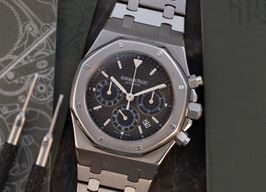 Audemars Piguet Royal Oak Chronograph 25860ST.OO.1110ST.02 (2002) - Blue dial 39 mm Steel case