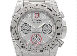 Tudor Sport Chronograph 20300 (2008) - Silver dial 41 mm Steel case