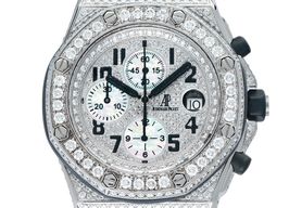 Audemars Piguet Royal Oak Offshore Chronograph 26170ST.OO.D101CR.02 (2006) - Zilver wijzerplaat 42mm Staal