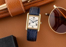 Cartier Tank W1013754 (1999) - White dial Silver case