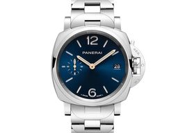Panerai Luminor Due PAM01124 (2025) - Blauw wijzerplaat 42mm Staal
