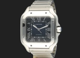 Cartier Santos WSSA0030 (2022) - Blauw wijzerplaat 40mm Staal