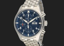 IWC Pilot Chronograph IW377717 (2020) - Blauw wijzerplaat 43mm Staal