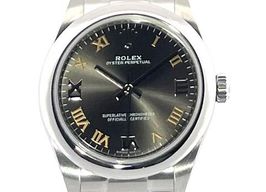 Rolex Oyster Perpetual 31 177200 (2018) - Grey dial 31 mm Steel case