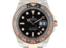 Rolex GMT-Master II 126711CHNR (2021) - Zwart wijzerplaat 40mm Goud/Staal