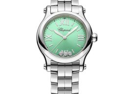 Chopard Happy Sport 278590-3013 (2024) - Groen wijzerplaat 30mm Staal