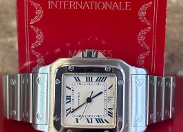 Cartier Santos Galbée 1564 (1989) - White dial 41 mm Steel case