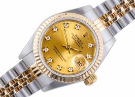 Rolex Lady-Datejust 69173 (1990) - Champagne dial 26 mm Gold/Steel case