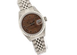 Rolex Oyster Perpetual Lady Date 79240 (2000) - Roze wijzerplaat 26mm Staal